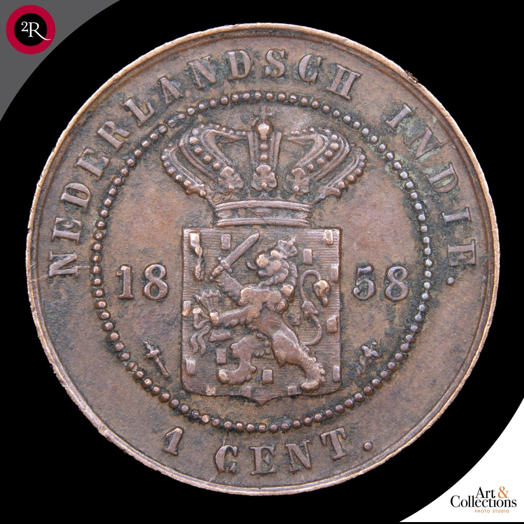 INDIA HOLANDESA 1858 1 CENT