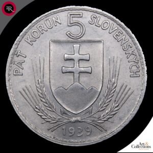 ESLOVAKIA 5 KORUN 1939
