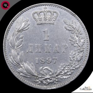 SERBIA 1 DINAR 1897