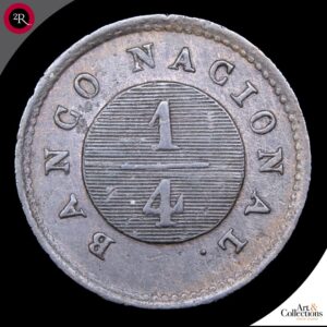 ARGENTINA PCIA BUENOS AIRES 1/4 REAL 1827