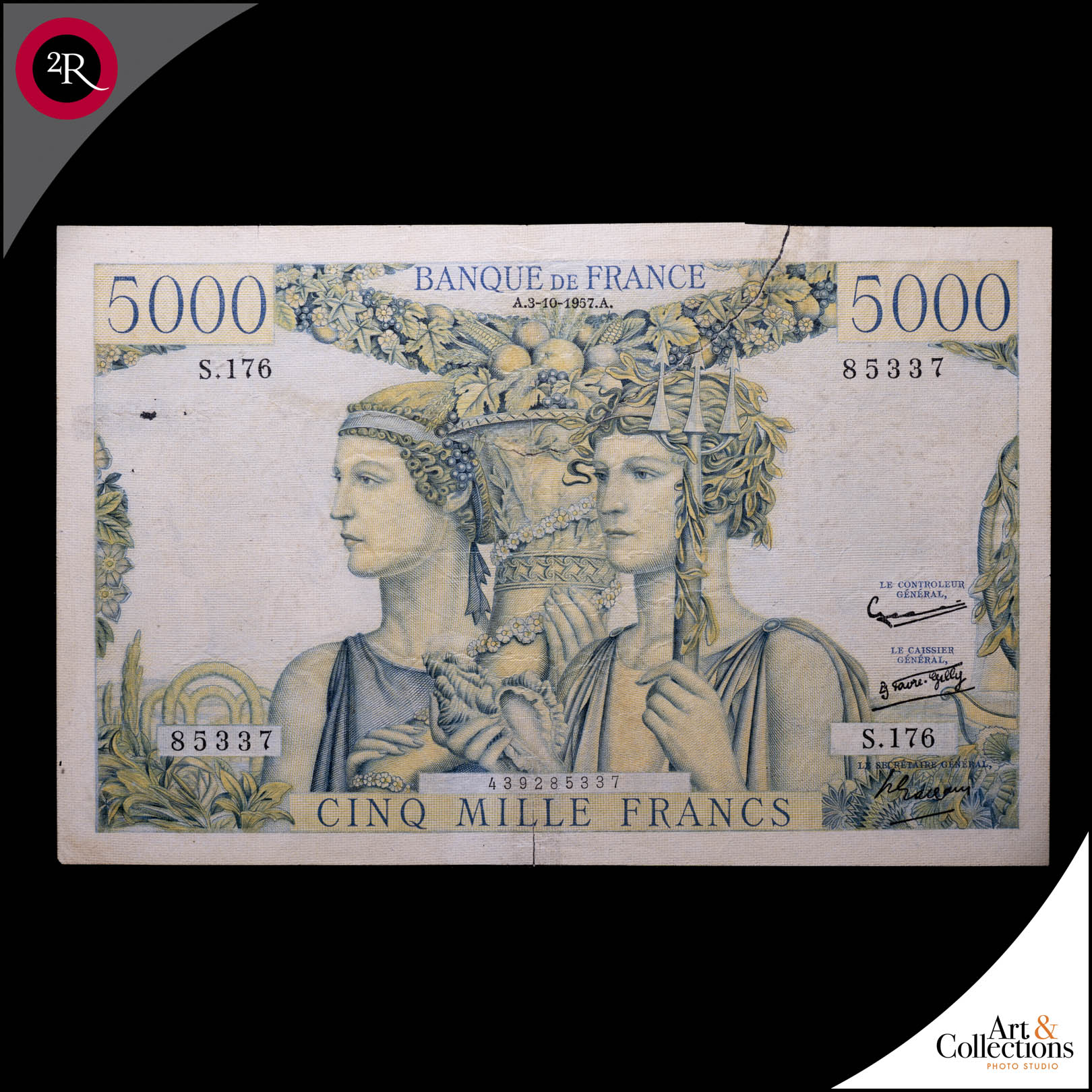 FRANCIA 1957 5000 FRANCOS