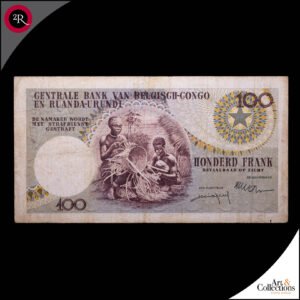 CONGO BELGA 100 FRANCOS 1957