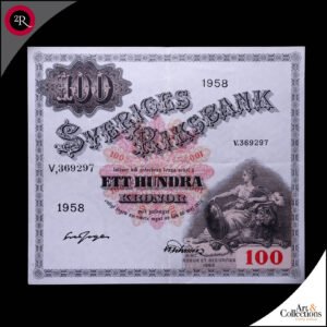 SUECIA 100 KRONOR 1958