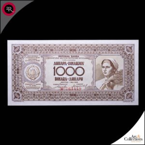 YUGOSLAVIA 1.000 DINARA 1946