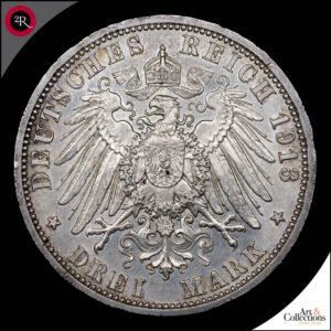 ALEMANIA 3 MARK 1913 A