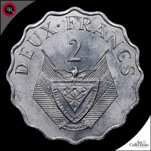 RUANDA 2 FRANCS 1970