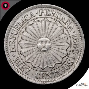 PERU 10 CENTAVOS 1880