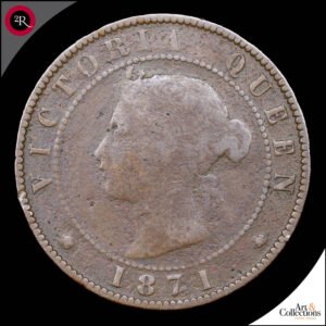 ISLA PRINCIPE EDUARDO 1 CENTAVO 1871