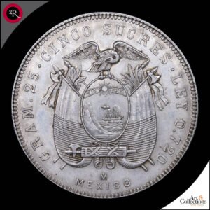 REPUBLICA DEL ECUADOR 1943 25 SUCRES