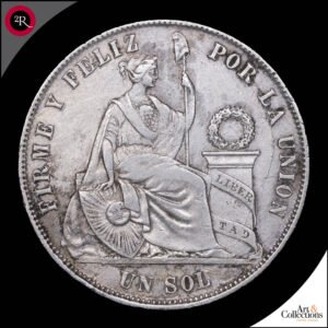 REPUBLICA PERUANA 1870 1 SOL PLATA