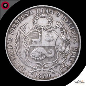 REPUBLICA PERUANA 1870 1 SOL PLATA