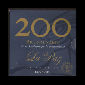 BLISTER DE BOLIVIA “LA PAZ” CON MONEDA INCLUIDA 2009