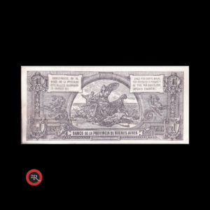 BUENOS AIRES ARGENTINA 1891 1 PESO (CERTIFICADO DE DEPOSITO) BAU#212a