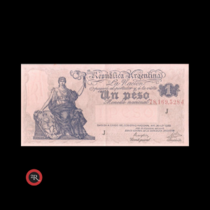 ARGENTINA (PROGRESO) 1 PESO 1946 BOT#1830 COL#415a