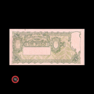 ARGENTINA (PROGRESO) 1 PESO 1947 BOT#1833 COL#416a