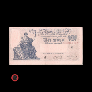 ARGENTINA (PROGRESO) 1 PESO 1949 BOT#1838 COL#418b