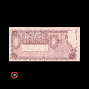 ARGENTINA 5 PESOS 1947 (PROGRESO) BOT#1856 COL#423c