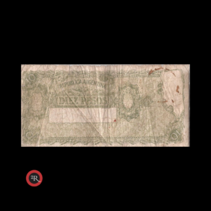 ARGENTINA 10 PESOS 1927 (CAJA DE CONVERSION) BOT#1627 COL#373c