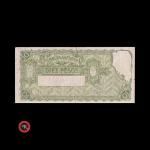 ARGENTINA 10 PESOS 1941 (PROGRESO) BOT#1883 COL#433f