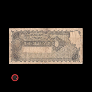 ARGENTINA 100 PESOS 1938 (PROGRESO) BOT#1896 COL#436c