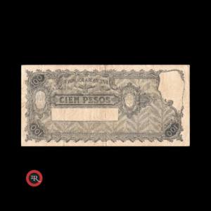 ARGENTINA 100 PESOS 1938 (PROGRESO) BOT#1896 COL#436c