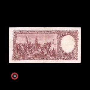 ARGENTINA 100 PESOS 1950 BOT#2039 COL#490b