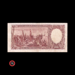 ARGENTINA 100 PESOS 1947 BOT#2034 COL#488b