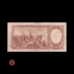 ARGENTINA 100 PESOS 1948 BOT#2036 COL#489b