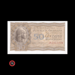 ARGENTINA 50 CENTAVOS 1952 BOT#1904 COL#439b