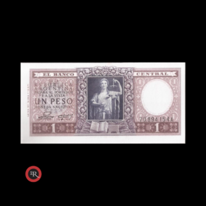 ARGENTINA 1 PESO 1953 BOT#1910 COL#442b