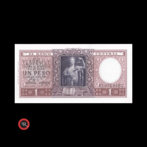 ARGENTINA 1 PESO 1954 BOT#1913 COL#442e