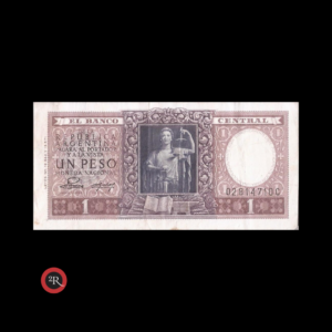 ARGENTINA 1 PESO 1954 BOT#1913 COL#442c