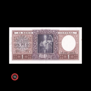 ARGENTINA 1 PESO 1956 BOT#1916 COL#443c