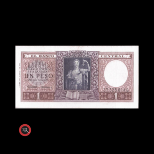 ARGENTINA 1 PESO 1956 BOT#1917 COL#444a