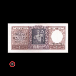 ARGENTINA 1 PESO 1957 BOT#1918 COL#444b