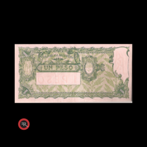 ARGENTINA 1 PESO (CAJA DE CONVERSION) 1927 BOT#1551 COL#354b