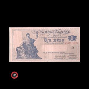 ARGENTINA 1 PESO 1928 (CAJA DE CONVERSION) BOT#1558 COL#354c