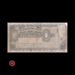 ARGENTINA 10 PESOS 1916 (CAJA DE CONVERSION) BOT#1613 COL#370(e)