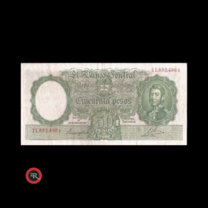 ARGENTINA 50 PESOS 1947 BOT#1981 COL#463b