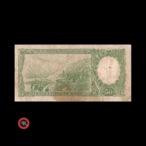 ARGENTINA 50 PESOS 1953 BOT#1989 COL#472a