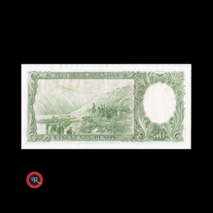 ARGENTINA 50 PESOS 1954 BOT#1990 COL#472a