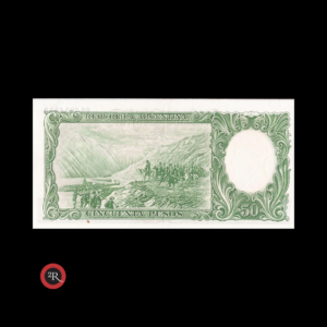 ARGENTINA 50 PESOS 1957 BOT#1993 COL#474b