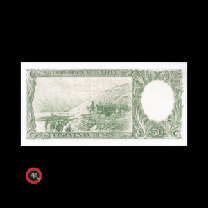 ARGENTINA 50 PESOS 1958 BOT#1995 COL#475a