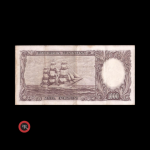 ARGENTINA 1000 PESOS 1958 BOT#2142a COL#530c