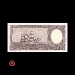 ARGENTINA 1000 PESOS 1961 BOT#2153 COL#534c