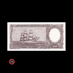 ARGENTINA 1000 PESOS 1969 BOT#2168 COL#539c