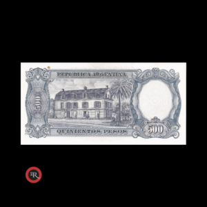 ARGENTINA 500 PESOS 1966 BOT#2120 COL#521a