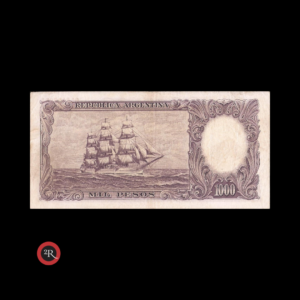 ARGENTINA 1000 PESOS 1948 BOT#2129COL#525