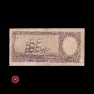 ARGENTINA 1000 PESOS 1946 BOT#2127 COL#524a