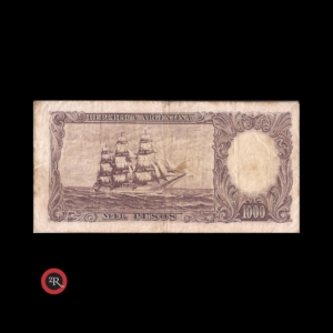 ARGENTINA 1000 PESOS 1956 BOT#2140 COL#529